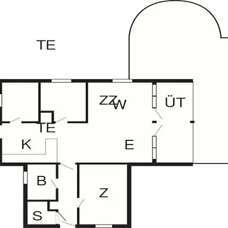 Three-bedroom In Idestrup 3 Holiday home Boto By