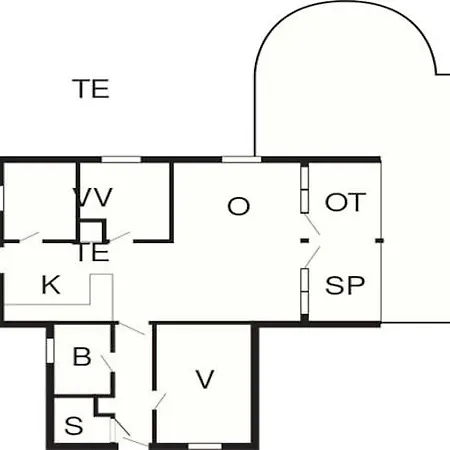 Holiday home Three-bedroom In Idestrup 3 Boto By